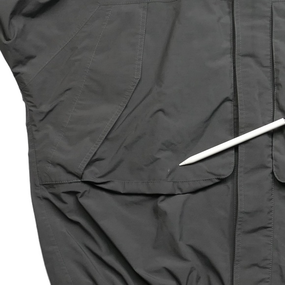 Vintage Simms Made in the USA size L Large Gray Windbreaker jacket - Picture 4 of 7